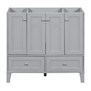 VYNXARIA 36" Bathroom Vanity without Countertop - Elegant Storage Solution - 1 of 4