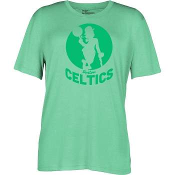 NBA Boston Celtics Women's Short Sleeve Vintage Logo Tonal Crew T-Shirt
