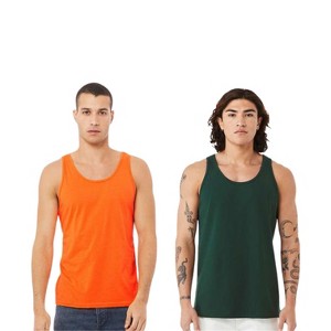 EG PRO Men Jersey Tank Top Vest Athletic Casual Stylish - 2 Pack - 1 of 4