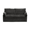 TIRAMISUBEST 59.5 inch Pull Out Sofa Bed Corduroy Convertible Sleeper Couch Side Storage USB C Port 800 lb Capacity 4 Pillows Living Room - 3 of 4