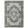 Area Rugs for Living Room Bedroom Washable Vintage Distressed Print Pattern Medallion Carpet Non-Slip Low Pile Rug - 3 of 4