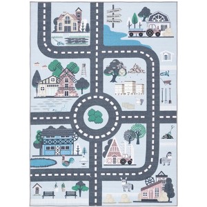 Kids Playhouse KPH232 Power Loomed Machine Washable Slip Resistant Rugs - Safavieh Kids - 1 of 4
