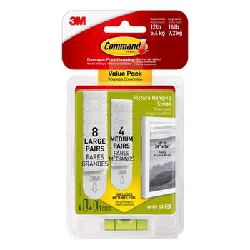 Command 12-pack Plastic Adhesive Strip in the Picture Hangers department at