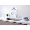 Elegant Lighting Yara Single Handle Pull Down Sprayer Kitchen Faucet in Matte Black - 3 of 4
