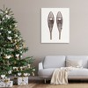 Stupell Industries Minimal Winter Snow Shoes Canvas Wall Art - 2 of 4