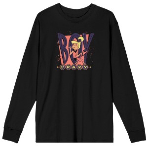 Jetsons Judy Jetson Boy Crazy Men's Black Long Sleeve Shirt - 1 of 1
