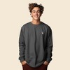 Dalix Astronaut Embroidered Cotton Classic Fit Long Sleeve Crewneck Tee Shirt Mens - 2 of 4