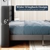 Dexmalle Modern Upholstered Platform Bed Frame with Button Tufted Wingback Headboard - 4 of 4
