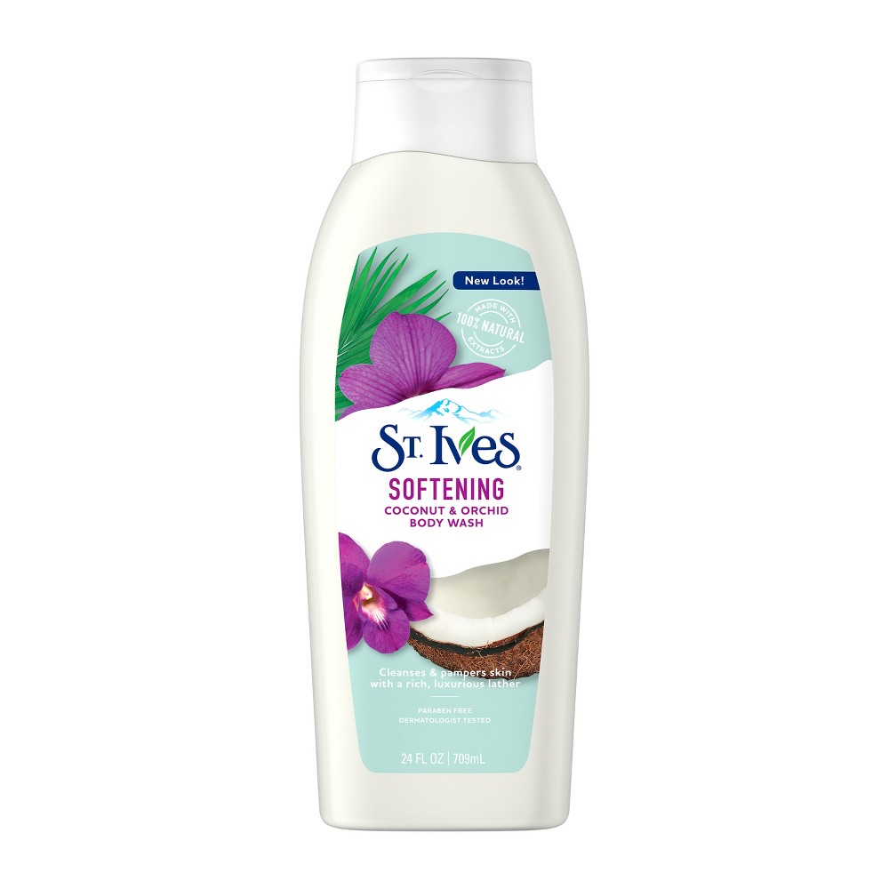 UPC 077043401453 product image for St. Ives Softening Coconut & Orchid Paraben-Free Body Wash Soap - 24 fl oz | upcitemdb.com