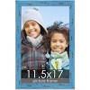 PosterPalooza | Shabby Chic Blue Picture Frame - UV Acrylic, Foam Board Backing, Hanging Hardware - 2 of 4