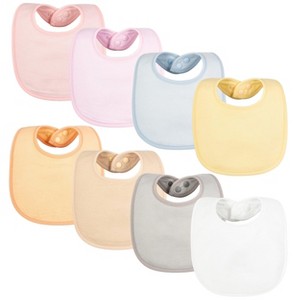 Tiny Twinkle Baby/Infant Waterproof and Absorbent Feeding Bibs (8-Pack) - 1 of 3