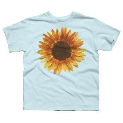 Boy's Design By Humans Sunflower By Maryedenoa T-Shirt