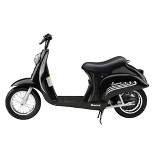 Razor Pocket Mod Miniature Euro 24V Electric Kids Ride On Retro Scooter, Speeds up to 15 MPH with 10 Mile Range, for Ages 13 and Up, Black