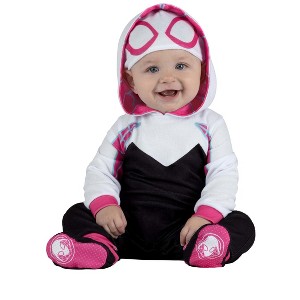 HalloweenCostumes.com Spider-Man Infant Spider-Gwen Costume | Superhero Costumes - 1 of 4