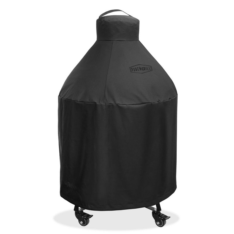 Pure Grill 22-Inch Ceramic Grill Cover for All Large Kamado Charcoal BBQ Grill Brands, Universal Fit Cover - 31" Dia x 40" H, 1 of 8