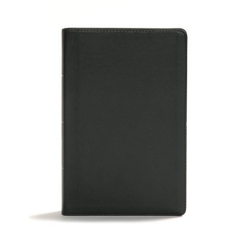 Csb Giant Print Center-column Reference Bible, Black Leathertouch ...