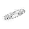 Ross-Simons 2.75 ct. t.w. CZ Eternity Band in Sterling Silver - 4 of 4