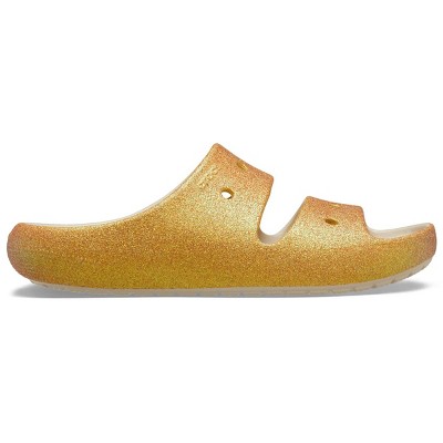 Crocs Adult Classic Iridescent Glitter Sandals 2.0