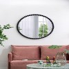 GlasFlength Decorative Wall Mirrors Wall Art Wall Mirror Classic Mirror Decorative Circle Mirror Vanity Mirror for Living Room, Black, 32"*1"*32" - 2 of 4