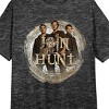 Supernatural Series Join the Hunt Women's Heather Gray Short Sleeve Crew Neck Sleep Shirt - 2 of 2