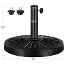 Yaheetech 18" Outdoor Patio Market Umbrella Base, Black - 3 of 4