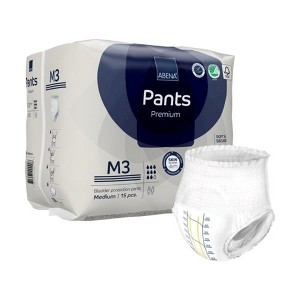 Abena Premium Pants M3 Disposable Underwear Pull On with Tear Away Seams Medium, 1000021324, 45 Ct - 1 of 4