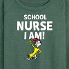Women's - Dr. Seuss - School Nurse I Am Sam I Am Lightweight French Terry Wide Neck Long Sleeve Shirt - 2 of 4