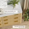 6 Drawer Dresser,55"W Double Dresser,Wood Dresser with Faux Marble Top For Bedroom,Chest Of Drawers Of Storage - 4 of 4