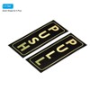 Unique Bargains PVC Self-Adhesive Waterproof Office Shop Push Pull Door Sign 4 Set - 3 of 4