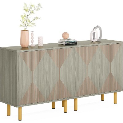 Tribesigns 59 inches Sideboard, Freestanding Storage Cabinet Set