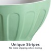 Itopfox Ceramic Mixing Bowls Set for Kitchen, Large Nesting Bowls for Serving, Baking, Food Prep, Cooking, Salad, Microwave Safe, Pastel Color - 4 of 4