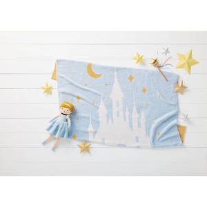 Princess Castle Kids' Throw Blanket - The Disney Collection by Pillowfort™ - 1 of 4