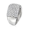 Ross-Simons Italian 1.50 ct. t.w. Pave CZ Ring in Sterling Silver Size 5 - 3 of 4