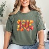Simply Sage Market Fall Leaves Watercolor Garment Dyed Tee - 2 of 4