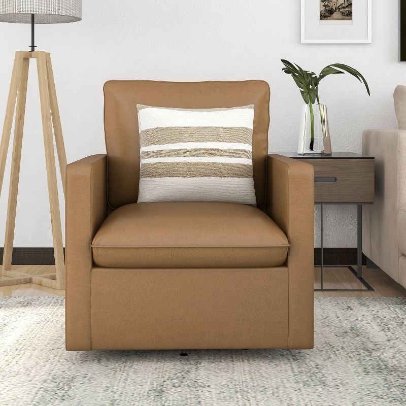Borne Swivel Accent Chair - HOMES: Inside + Out, 4 of 11