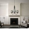 ALOADECOR Modern Glam Glass Globe Bubble Chandelier Sputnik  Hand Blown Glass Pendant Light For Living Room - 4 of 4