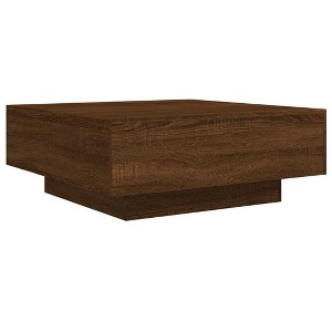 vidaXL Coffee Table – Contemporary, Modern Living Room Furniture, Brown Oak, Crafted from Engineered Wood - 1 of 4