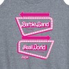 Women's - Barbie - Barbieland Real World This Way Signs Graphic Racerback Tank - 2 of 4
