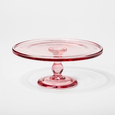 pink cake stand