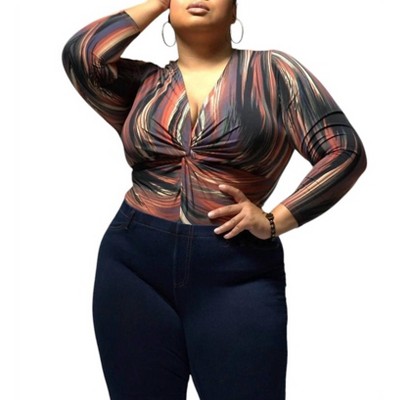 Women's Long Sleeve Bodysuit - Libian