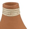 Top Wrapped Terracotta & Cane Bud Vase by Foreside Home & Garden - 4 of 4