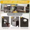 Karl Home 80 QT Brown Patio Cooler Cart - 3 of 4