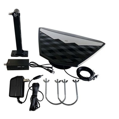 Monoprice Active Indoor/Outdoor HD6 HDTV Antenna, 50 Mile Range