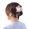 Unique Bargains Women's Fashion Mesh Flower Hairpin 3.15"x2.83"x2.95" 1 Pc - 2 of 4