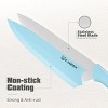 14 Pieces Fancy Rainbow Titanium Coating Kitchen Knife Set - 4 of 4