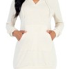 Slickblue Women's French Terry Hoodie Mini Dress, Long Sleeve Pullover Style, Casual Fit, 7 Color Options, Size S-L - 3 of 4
