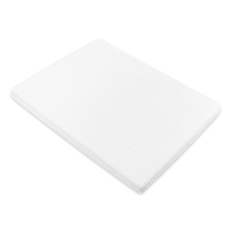 Babyletto Plain White Muslin All-Stages Midi Crib Sheet, 3 of 10