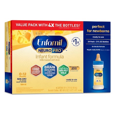 Enfamil NeuroPro Ready to Feed Infant Formula Bottles - 2 fl oz Each/6ct