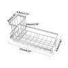 Unique Bargains Kitchen Storage Stainless Steel Sink Caddy 8.27"x3.5"x2.52" - 4 of 4