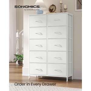 10-Drawer Storage Dresser - Steel Frame Organizer with Non-Woven Fabric Drawers, Multi-Use Chest for Bedroom/Entryway - 1 of 4